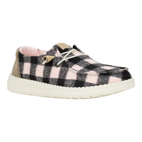 Wendy Buffalo Plaid - Pale Pink/Black
