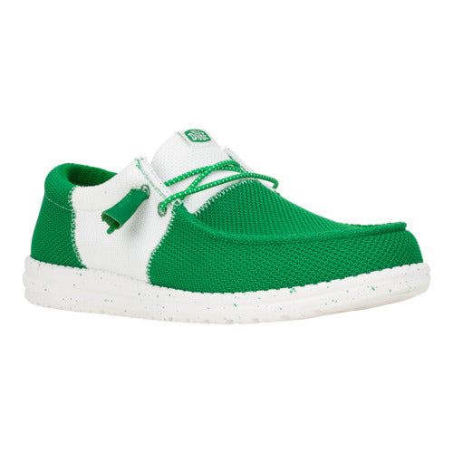 Wally Tri Varsity Mesh - Green/White - Image 7