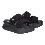 Delray Slide Eyelet - Black