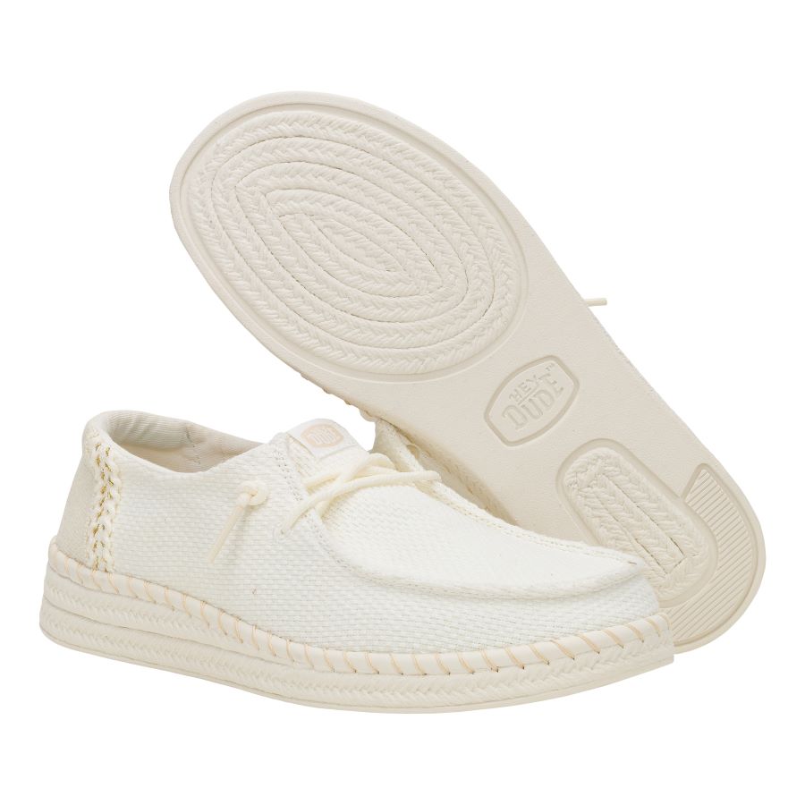 Wendy Espadrille Woven - White - Image 4