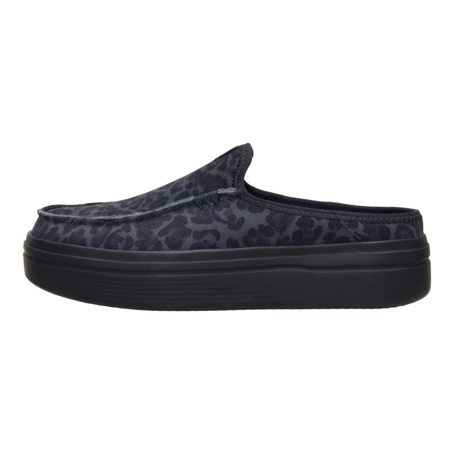 Austin Lift Suede Animal - Black Leopard
