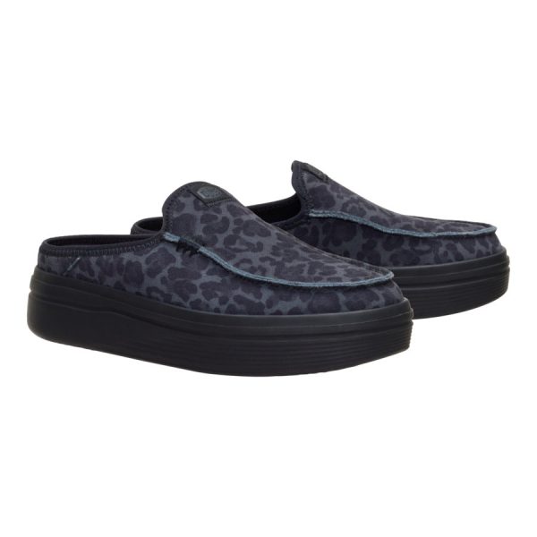 Austin Lift Suede Animal - Black Leopard