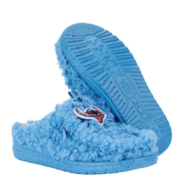 Disney Stitch Wally Youth Slipper - Royal Blue