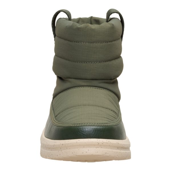 Camden Cuff Nylon Quilt - Dark Olive