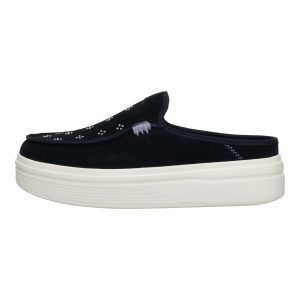 Austin Lift Suede Stud - Black