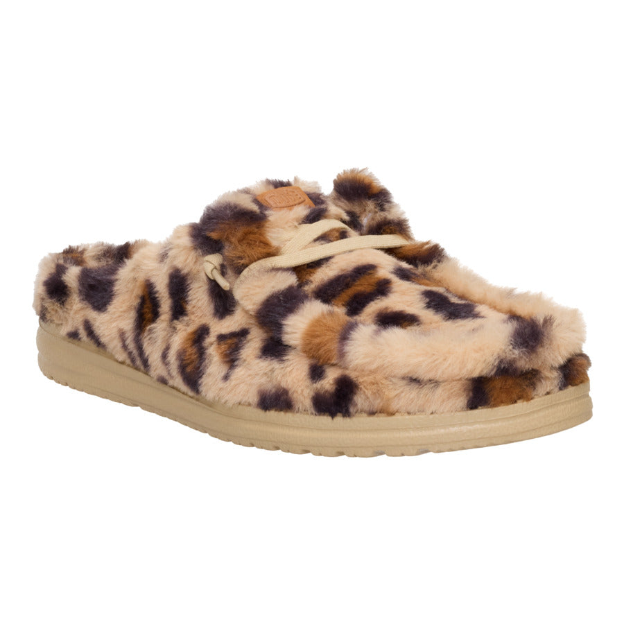 Wendy Slipper Leo Fur - Tan/Multi - Image 7