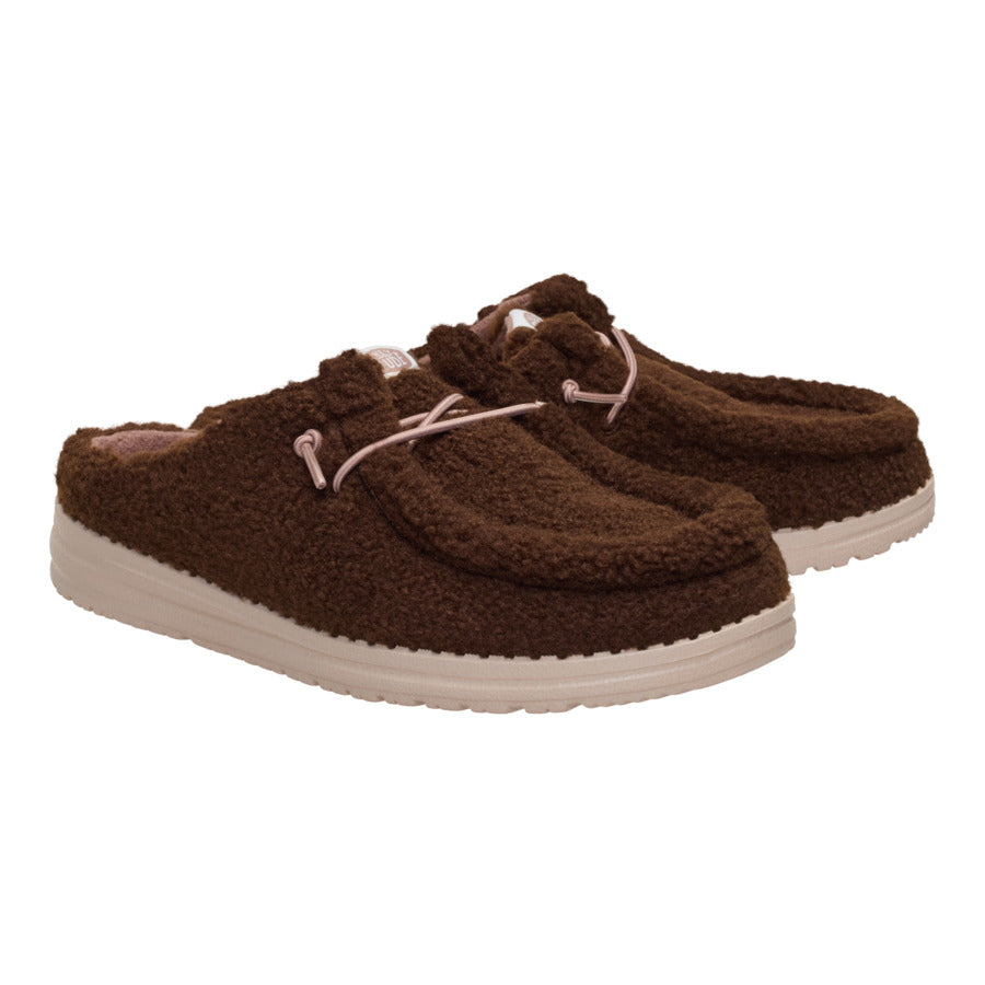 Wendy Slip Sherpa - Dark Brown - Image 2