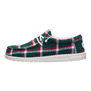 Wally Confetti Plaid Cozy - Red/Green/Multi