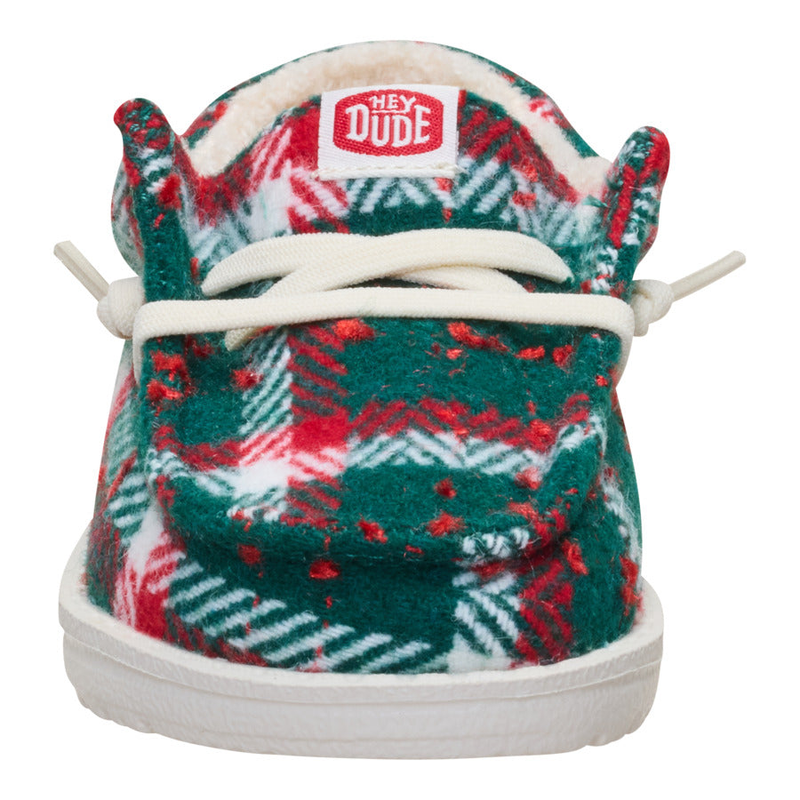 Wally Toddler Confetti Plaid Cozy - Red/Green/Multi - Image 4